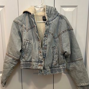 Urban Outfitters bomber jean jacket